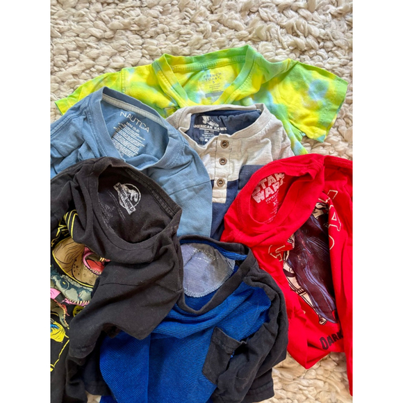 Boys Clothing Bundle Size 5 Tees - Short Sleeve, Shorts 9 items - Picture 2 of 7